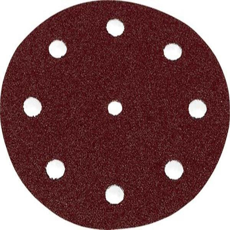Rubin2 StickFix Hook and Loop Sanding Disc - Diameter:5" - Grit:120 Grit - Pieces:50-Piece